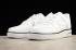 Nike Force 1 Low White Blana Noir Blanc Mens Shoes 488299-160