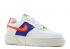 Nike Wmns Air Force 1 Pixel White Concord Crimson Hyper Sail Summit DM8340-100
