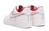 Wmns Nike Air Force 1 Low White Orang Red Casual Shoes AO2518-116