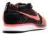 Nike Flyknit Racer Black Total Orange Crimson Laser 526628-006