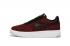 Nike Men Air Force 1 Low Ultra Flyknit Wine Red Black LifeStyle Shoes 820256