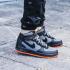 Nike Air Force 1 Mid Black Dark Grey Crimson 315123-031