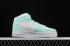 Nike Air Force 1 Mid GS Island Green Pure Platinum Unisex Shoes 596729-301