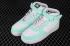 Nike Air Force 1 Mid GS Island Green Pure Platinum Unisex Shoes 596729-301