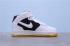 Nike Air Force 1 Mid White Black Yellow Unisex Shoes 596728-306