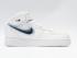Wmns Nike Air Force 1 Mid White Blue Unisex Casual Shoes 596728-308