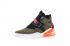 Nike Air Force 270 Medium Olive Challenge Red Running Shoes AH6772-200
