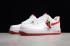 Mens and WMNS Nike Air Force 1 Retro CT16 QS White Red AQ4226 126