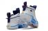2021 Nike Air Jordan 36 White Royal Blue Black