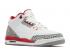 Air Jordan 3 Retro GS Cardinal Red Light Grey Cement White Curry 398614-126