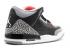 Air Jordan 3 Retro Gs Cement 2011 Black Varsity Red Grey 398614-010