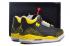 Nike Air Jordan III Retro 3 Men Shoes Black Yellow 136064