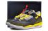 Nike Air Jordan III Retro 3 Men Shoes Black Yellow 136064