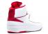 Air Jordan 2 Retro Bg Gs White Varsity Grey Cement Black Red 395718-102