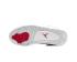 Air Jordan 4 Retro GS University Red White Metallic Silver Pack Kids Shoes 408452-112