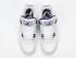 Air Jordan 4 Retro GS White Metallic Silver Court Purple Basketball Shoes 408452-115