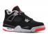 Air Jordan 4 Retro Gs Bred Fire Grey Cement Summit Black White Red 408452-060