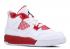Air Jordan 4 Retro Ps Alternate 89 White Black Gym Red 308499-106