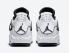 Air Jordan 4 Retro SE DIY GS White Black Volt Shoes DC4101-100