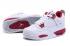 Nike Air Jordan 4 Retro Basketball White Black Gym Red Baby Kid Shoes 408452 106
