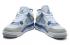 Nike Air Jordan Retro 4 IV White Military Blue Basketball Shoes 308497-105