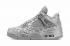 Nike Air Jordan 4 MATRIX 3D Silver Mens Fashion Sneaker