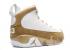 Air Jordan 9 Retro Premio Bin23 White Gold Metallic 410917-101