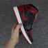 Nike Air Jordan I 1 Retro Basketball Shoes High Black White Red New