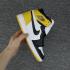 Nike Air Jordan I 1 Retro Men Basketball Shoes Yellow White Black
