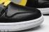 Nike Air Jordan I 1 Retro Mens Shoes Leather Black Yellow 364770 050