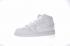 Nike Jordan Air Jordan 1 Mid Pure Platinum White Sneakers 554724-104