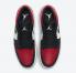 Air Jordan 1 Low Bred Toe White Black University Red 553558-612