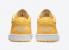 Air Jordan 1 Low GS Pollen Mustard White Shoes 553560-171