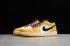 Air Jordan 1 Low University Gold Black Yellow Purple Basketball Shoes 553558-700