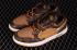 LV x Nike Air Jordan 1 Low Brown Black 554724-555