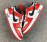 Nike Air Jordan 1 Low White Red Black Basketball Shoes 332558-166