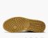 Air Jordan 1 Mid Black Metallic Gold White Mens Shoes 554724-042