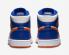 Air Jordan 1 Mid Knicks Game Royal Rush Orange Phantom White FD1029-400