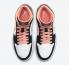 Air Jordan 1 Mid Peach Mocha White Black Pink Shoes DH0210-100