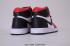 Air Jordan 1 Mid Red White Black Mens Basketball Shoes 554724-088