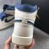 Air Jordan 1 Mid Retro Blue White Brown Basketball Shoes AH6342-004