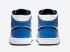 Air Jordan 1 Mid SE Signal Blue White Black Shoes DD6834-402