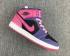 Air Jordan 1 Skinny Mid GS Electric Purple Pink Basketball Shoes 602656-509