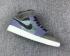 Nike Air Jordan 1 Mid Green Purple White Mens Basketball Shoes 852842-203