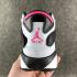 Nike Air Jordan Six Rings Women Basketball Shoes White Black Pink 322992