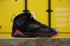 Air Jordan 7 Black Patent Leather Black Grey-Bright Crimson Mens Release Shoes 304775-035