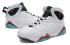 Nike Air Jordan 7 Retro GS White Black Verde Infrared Women Girls 705417 138