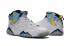 Nike Air Jordan VII 7 Retro White Ice Blue Turquoise Black 744804 144