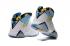 Nike Air Jordan VII 7 Retro White Ice Blue Turquoise Black 744804 144