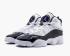 Air Jordan 6 Rings GS White Black Kids Basketball Shoes 323419-104